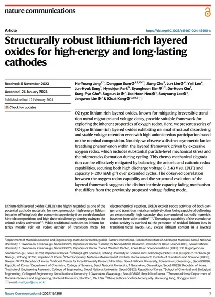Structurally robust lithium-rich layered oxides for high-energy and long-lasting cathodes